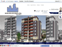 Tablet Screenshot of imobiliariasaobento.com.br